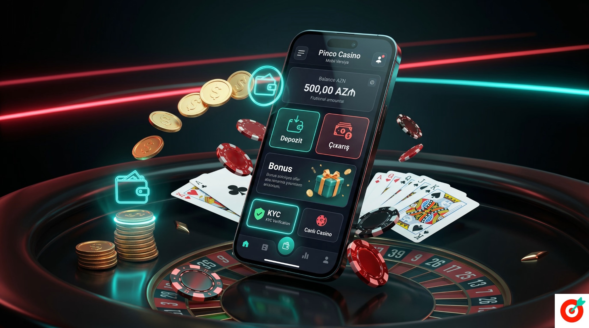 Pinco Casino bonus səhifəsində çevrim və kampaniya qaydaları